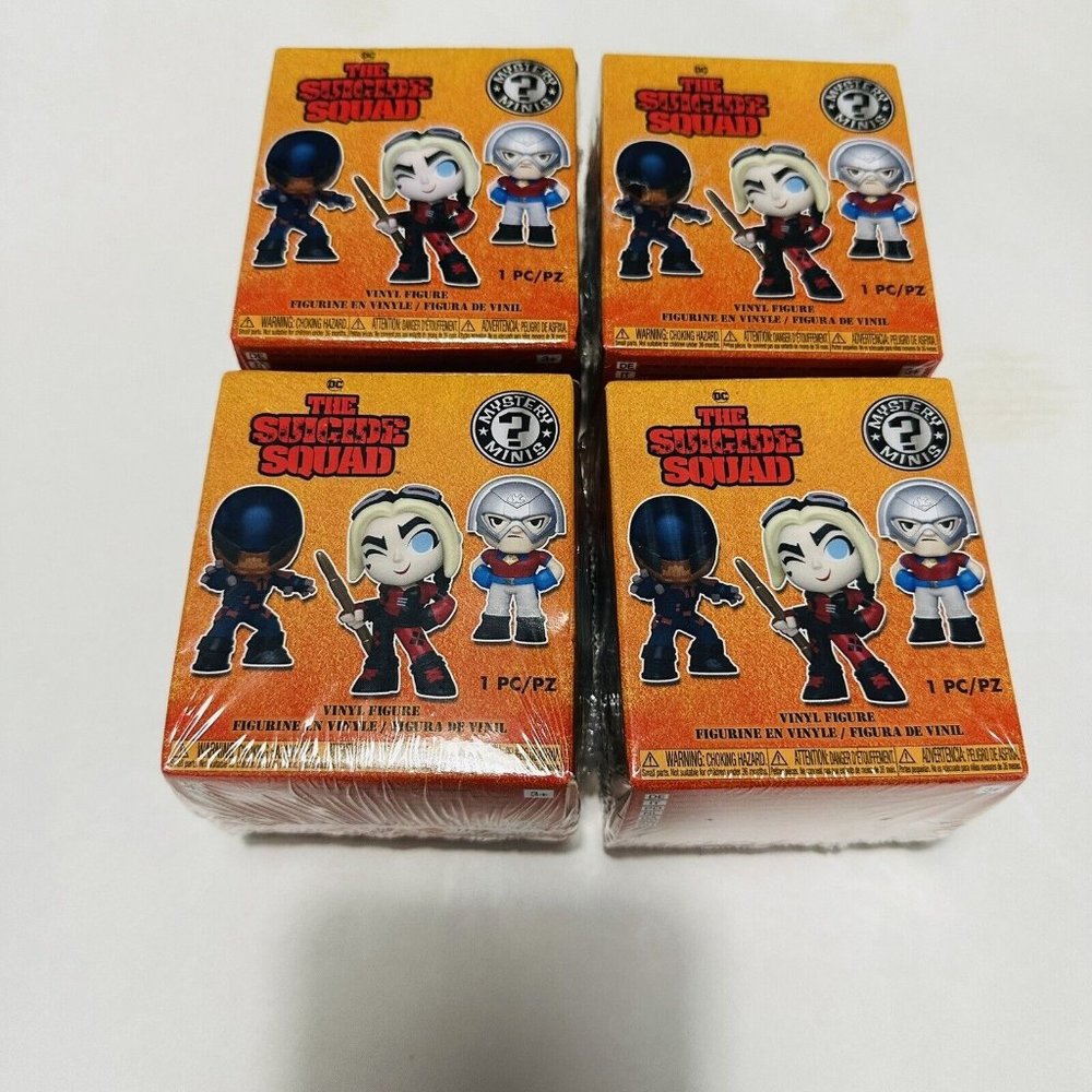 Funko Mystery Mini Vinyl The Suicide Squad Blind Pack Sealed 4 Pack